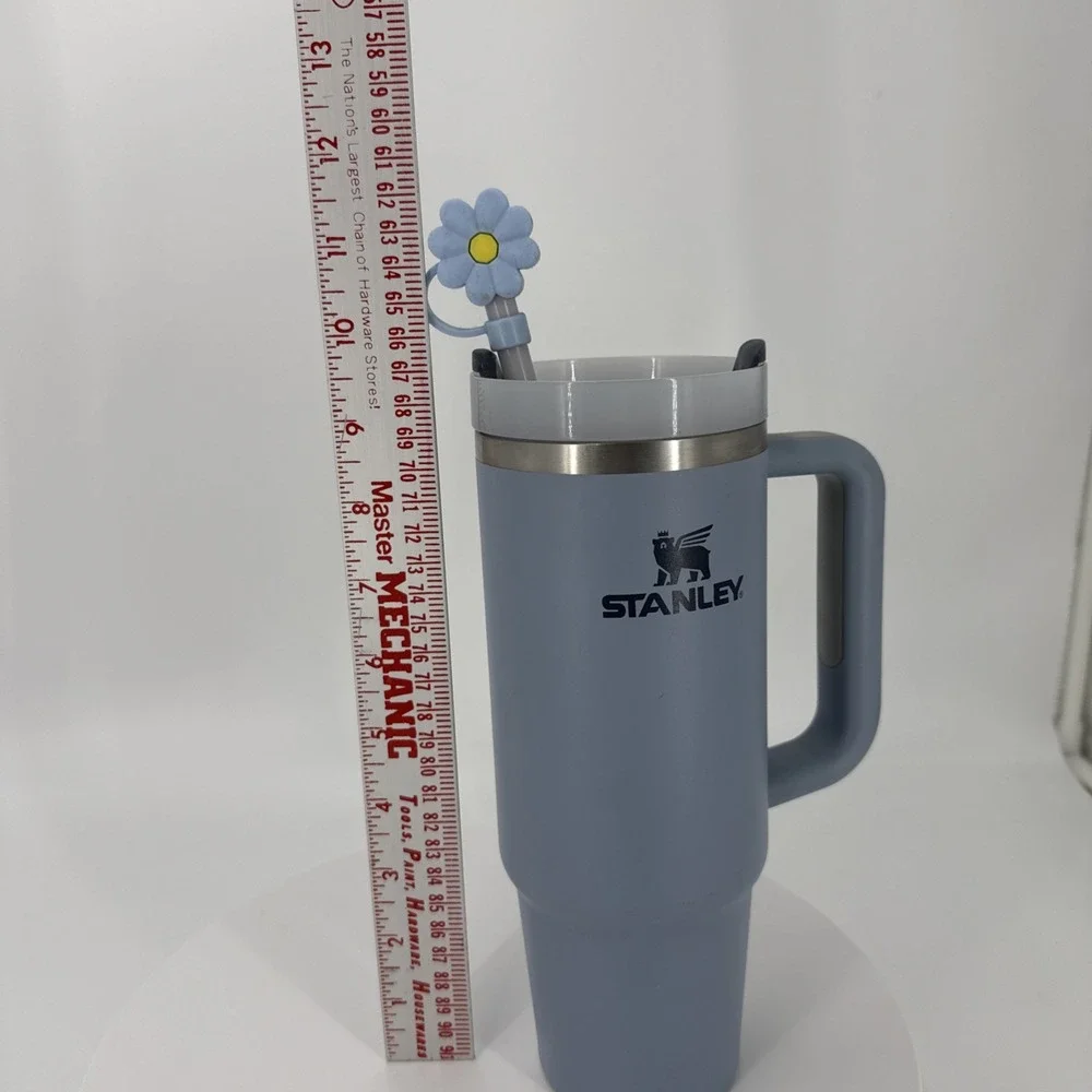 Stanley Quencher H2.0 FlowState Tumbler 30oz Light Blue w/ Handle & Straw - Picture 2 of 16